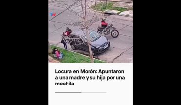 Video: LOCURA EN MORÓN | Apuntaron a una madre y su hija por una mochila