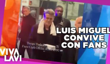 Video: Luis Miguel se acerca a saludar a sus fans argentinos | Vivalavi