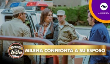 Video: Milena regresa buscando a Rubén y a Wilson, y confronta a su esposo – La Gloria de Lucho