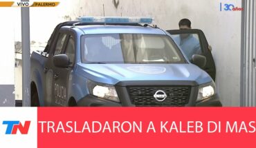 Video: TRASLADARON A KALEB DI MASI I Fue llevado a la alcaidía de Saavedra