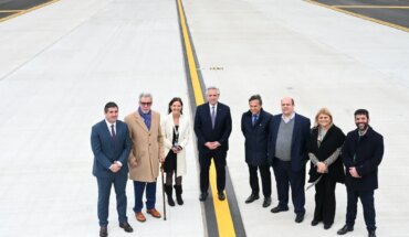 El Gobierno inauguró una nueva calle de rodaje del aeropuerto de Ezeiza