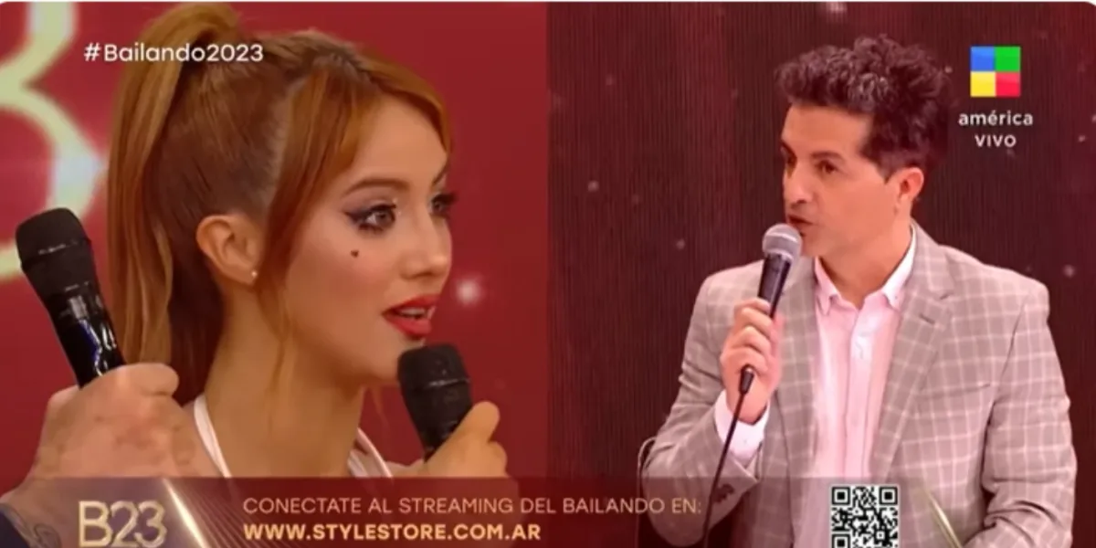 Flor Vigna and Ángel de Brito crossed paths in the Bailando: "You are good on camera and not so much behind"