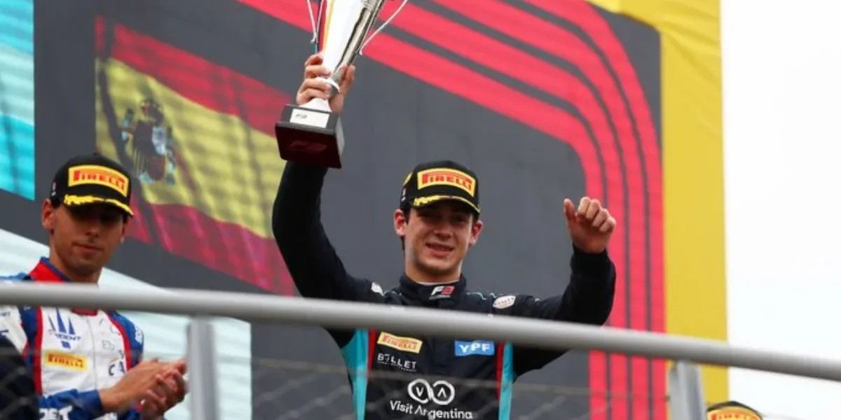 Franco Colapinto ganó la sprint del GP de Monza y está cerca del subcampeonato en la Fórmula 3