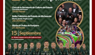 Mariachi, zapateado y canto en la verbena popular del 15 de septiembre