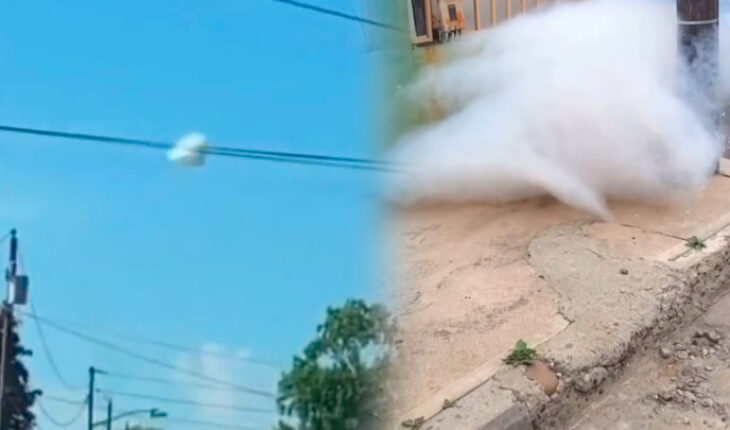 Mysterious clouds of foam fall from the sky (Video)