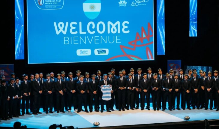 The Pumas arrived in France to play the Rugby World Cup