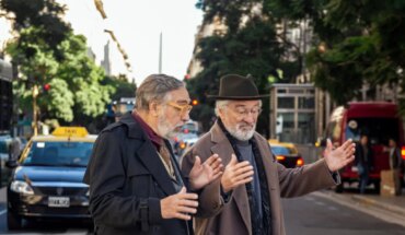 They present the trailer of “Nada”: Luis Brandoni and Robert De Niro drink mate and walk through the Obelisk