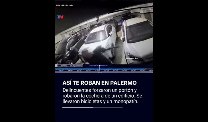 Video: ASÍ ROBARON UNA COCHERA EN PALERMO I #Shorts
