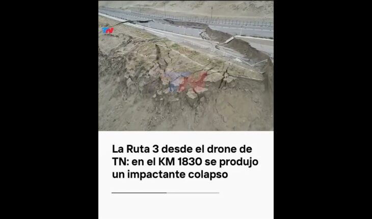 Video: Así está Comodoro Rivadavia, tras el colapso de la Ruta 3 I #Shorts