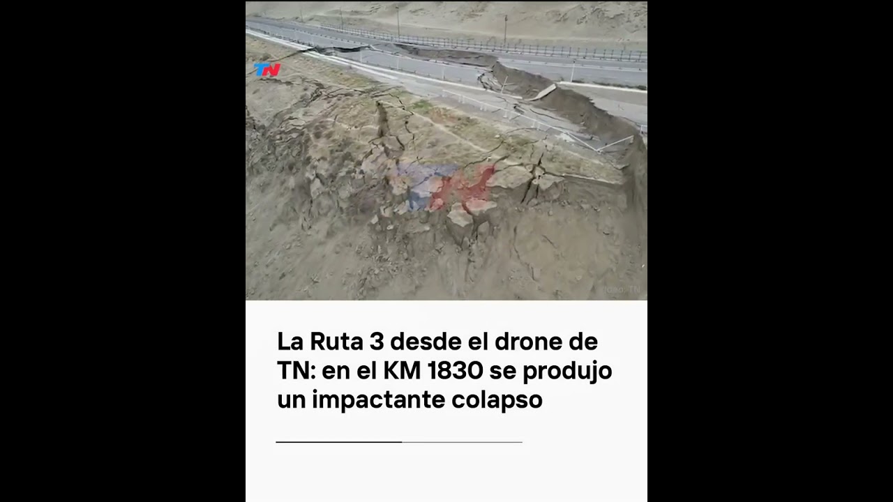 Así está Comodoro Rivadavia, tras el colapso de la Ruta 3 I #Shorts
