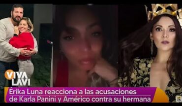Video: Érika Luna reacciona a acusaciones de Karla Panini y Américo Garza | Vivalavi