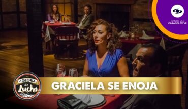 Video: Graciela abandona a Lucho al ver que siente celos de Gloria y Camilo – La Gloria de Lucho