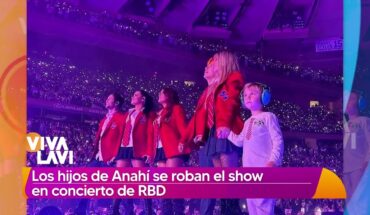 Video: Los hijos de Anahí se roban el show de RBD | Vivalavi