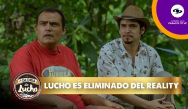 Video: Lucho se convierte en el primer eliminado de ‘La Jungla’ y no está de acuerdo #LaGloriaDeLucho