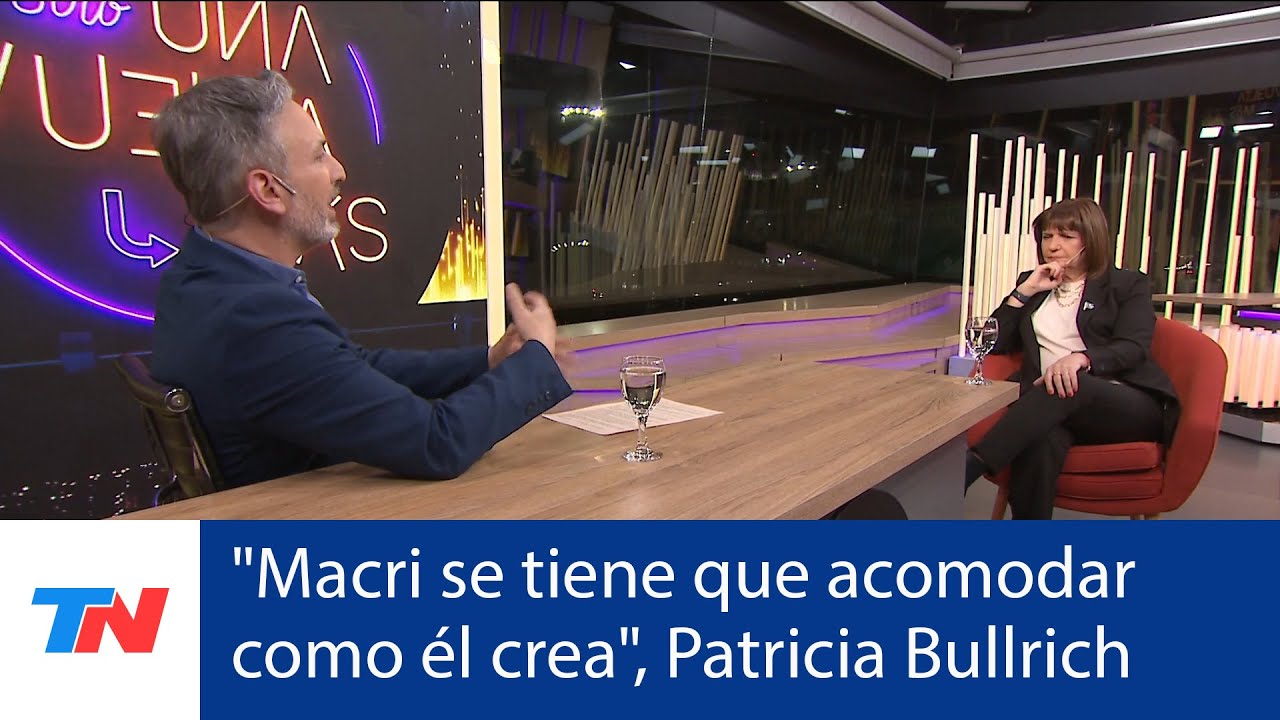 "Macri se tiene que acomodar como él crea" Patricia Bullrich, candidata a presidenta