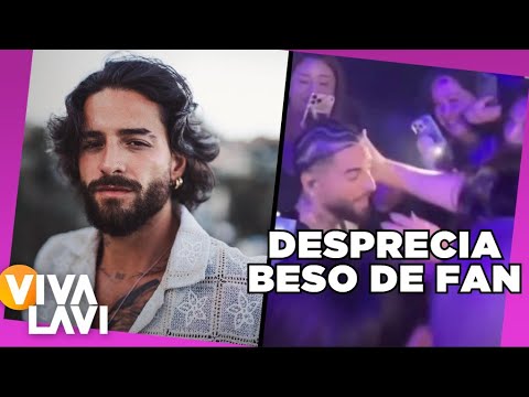 Maluma desprecia beso de fan | Vivalavi