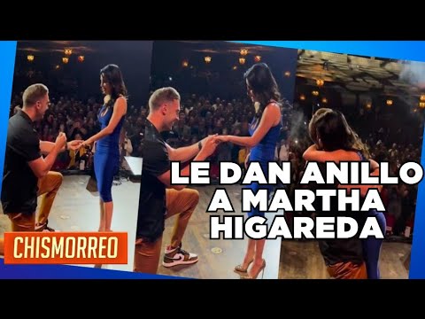 Martha Higareda 'da el sí' en pleno show | El Chismorreo