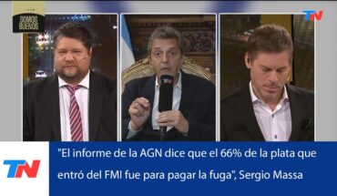 Video: Massa: “El informe de la AGN dice que el 66% de la plata que entró del FMI fue para pagar la fuga”