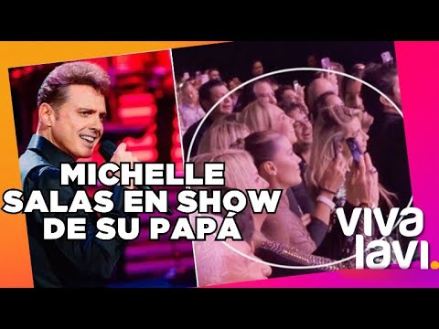 Michelle Salas es captada en concierto de Luis Miguel | Vivalavi
