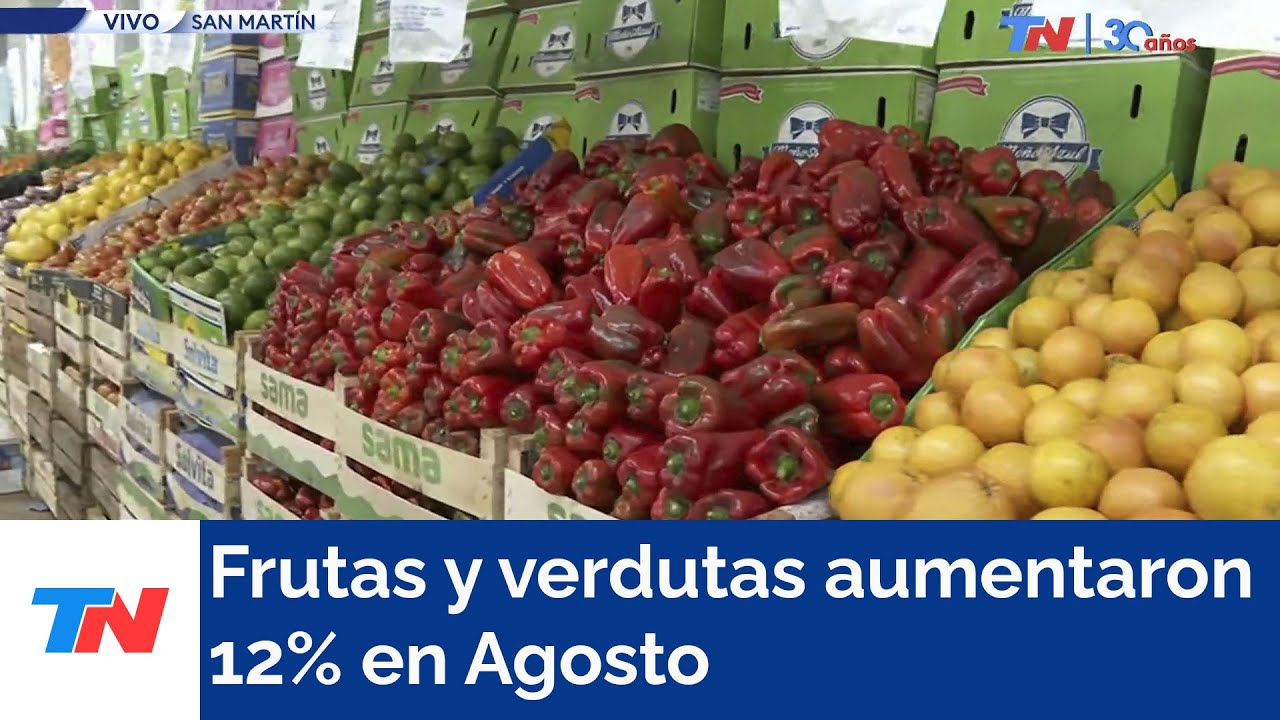 Panificados, verduras y carnes subieron más del 11% en agosto y le ponen un piso a la inflación