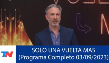 Video: SOLO UNA VUELTA MAS (Programa Completo 03/09/2023)