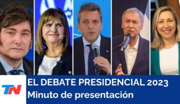 Video: DEBATE DE LOS CANDIDATOS A PRESIDENTE I El minuto de presentación de los candidatos