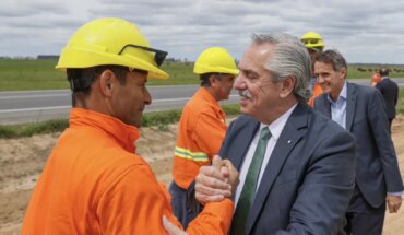 Alberto Fernández: “Public works are the great engine that moves the economy”
