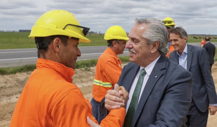 Alberto Fernández: “Public works are the great engine that moves the economy”
