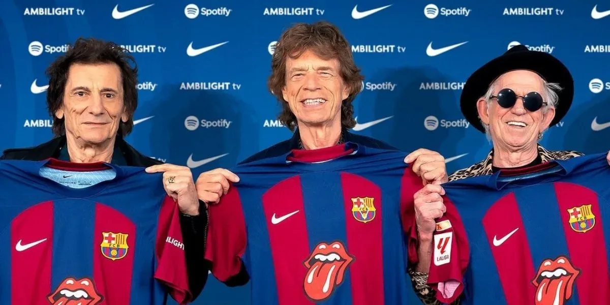 Barcelona jugará el clásico contra el Real Madrid con el logo de los Rolling Stones en su camiseta