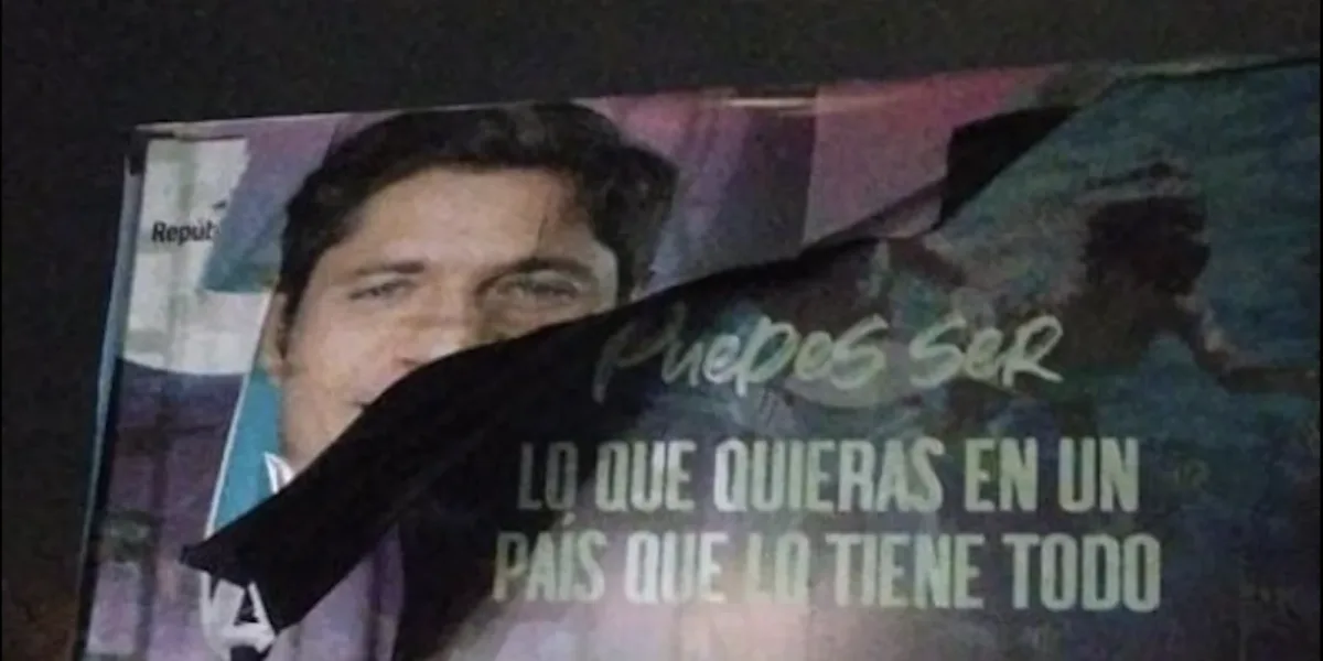 Denuncian la destrucción de carteles de Unión por la Patria en La Plata