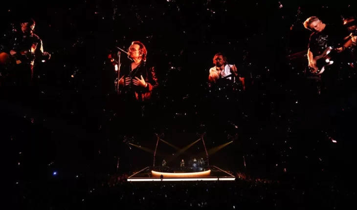 Las alucinantes imágenes de U2 tocando en “The Sphere” en Las Vegas — Rock&Pop