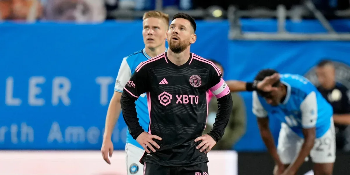 Lionel Messi despidió la MLS con una dolorosa derrota ante Charlotte