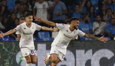 Nicolás González marcó un gol para cerrar el triunfo de la Fiorentina