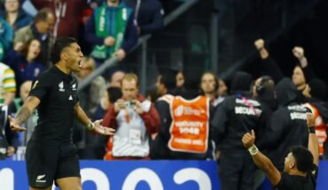 Nueva Zelanda venció a Irlanda y enfrentará a los Pumas en semifinales