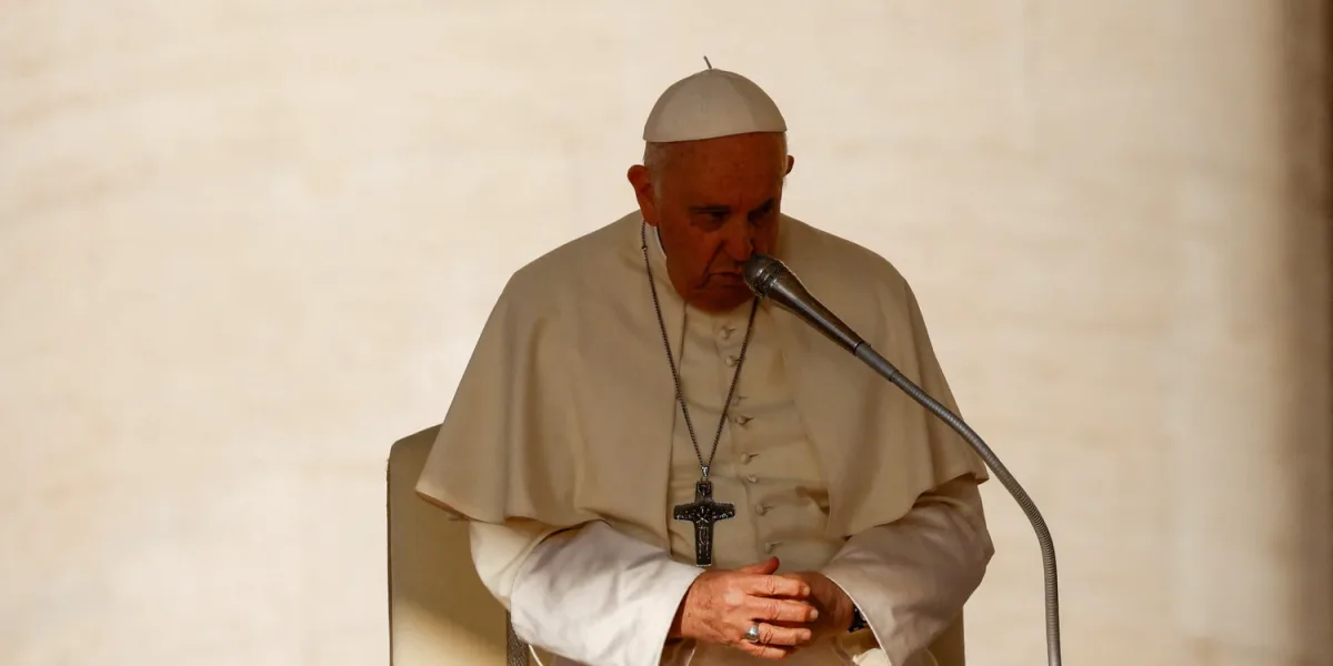 The Pope reaffirmed his call for peace in the Middle East