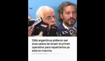 Video: 1246 argentinos pidieron ser evacuados de Israel: el primer operativo para repatriarlos I #Shorts