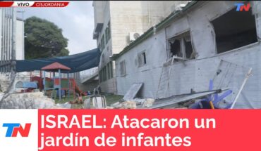 Video: GUERRA EN ISRAEL: un jardín de infantes fue víctima de un ataque. Hay 2 nenes en grave estado.