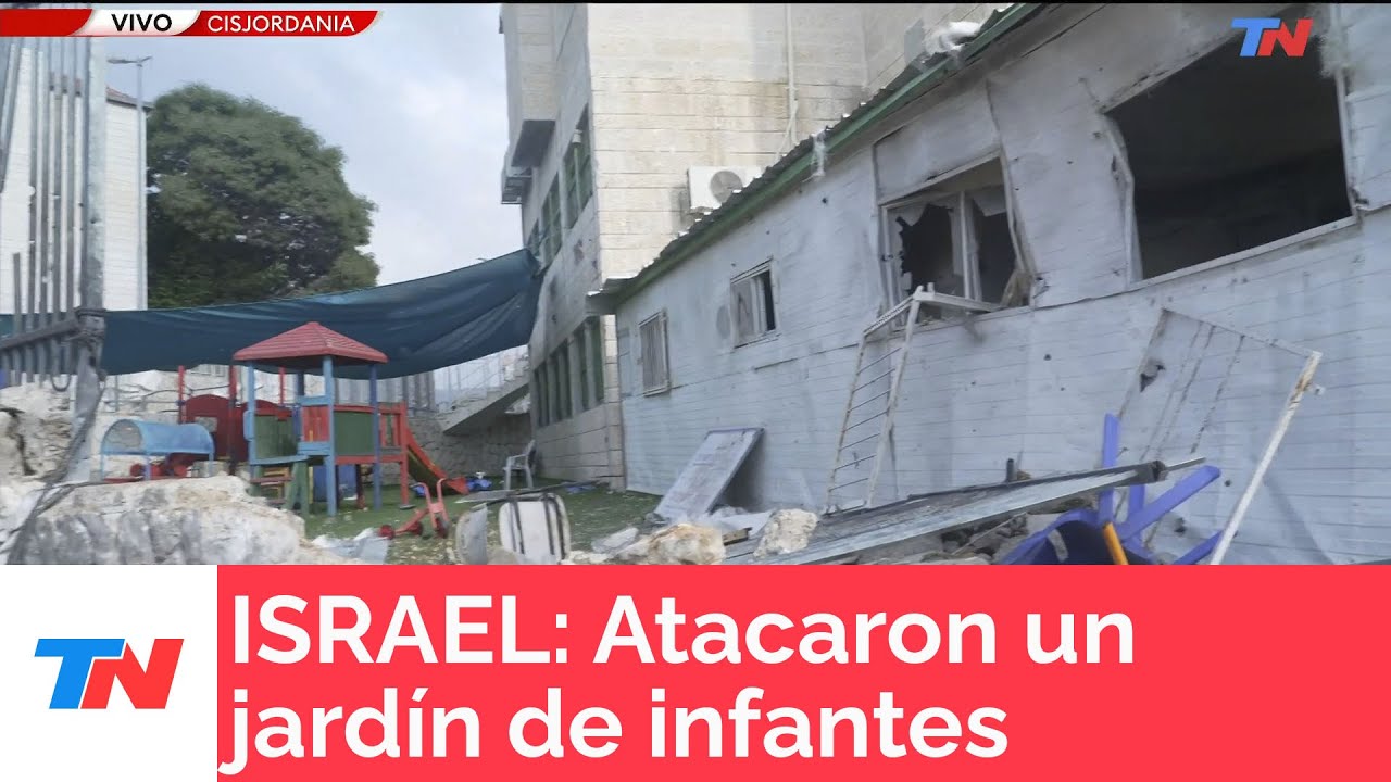 GUERRA EN ISRAEL: un jardín de infantes fue víctima de un ataque. Hay 2 nenes en grave estado.