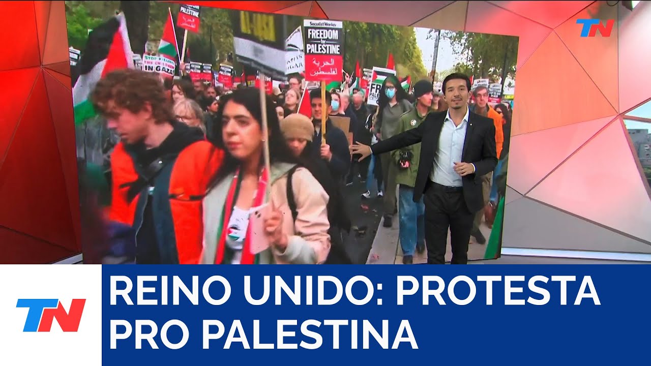 GUERRA EN MEDIO ORIENTE I Marchas pro Palestina en Londres