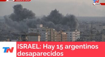 Video: ISRAEL: Cancillería confirmó que hay 15 argentinos desaparecidos. Más de mil esperan ser repatriados