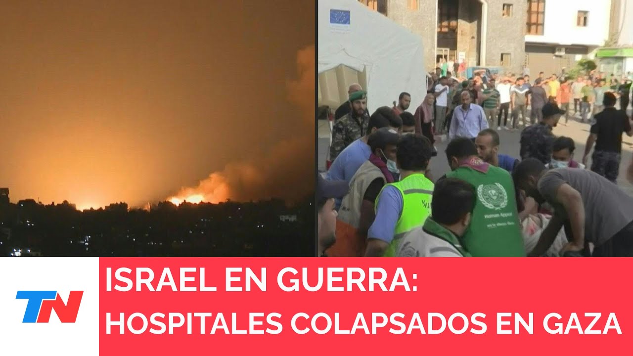ISRAEL EN GUERRA I Los hospitales no dan abasto en Gaza destruida por las bombas