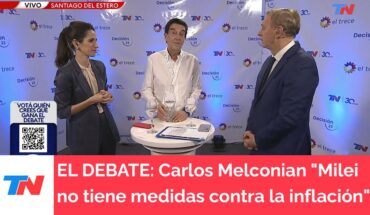 Video: LA PREVIA DEL DEBATE I Carlos Melconian con TN “Milei no tiene medidas contra la inflación”
