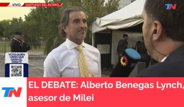 Video: LA PREVIA DEL DEBATE I La palabra de Alberto Benegas Lynch, asesor de Javier Milei