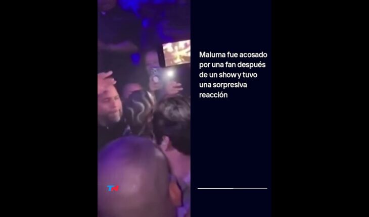 Video: MALUMA fue acosado por una fan después de un show y tuvo una sorpresiva reacción I #Shorts