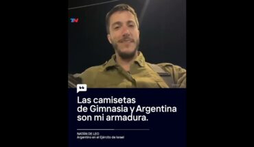 Video: “NO TENGO MIEDO” | Es argentino y combate en el ejército de Israel con la camiseta de la Selección