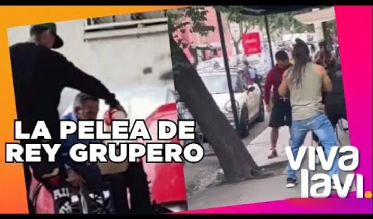 Video: ‘Rey Grupero’ pelea al defender a hombre de la tercera edad | Vivalavi MX