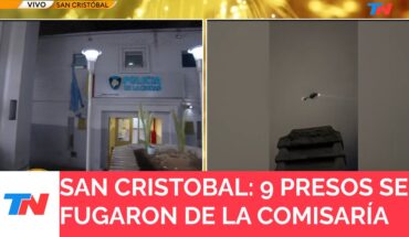 Video: SAN CRISTÓBAL I Se fugaron nueve presos de una comisaría: ya recapturaron a cinco