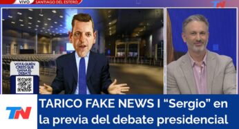 Video: TARICO FAKE NEWS: “Sergio” en la previa del debate presidencial