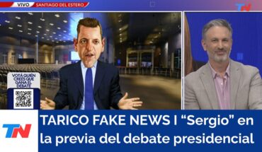 Video: TARICO FAKE NEWS: “Sergio” en la previa del debate presidencial