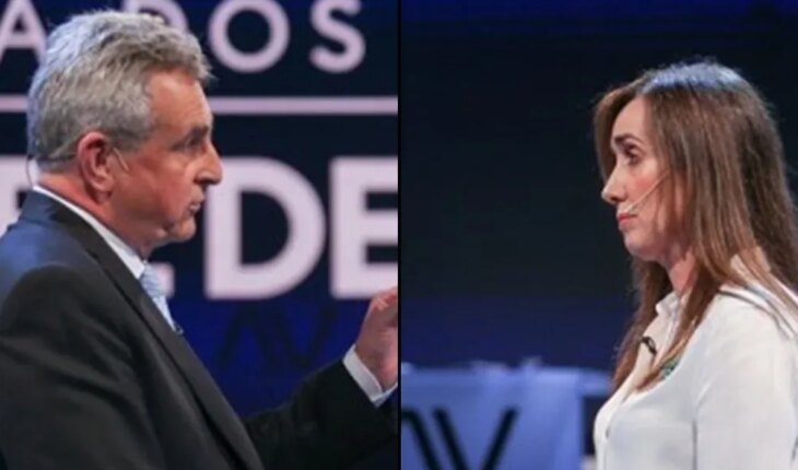 Agustín Rossi and Victoria Villarruel crossed paths in the debate of candidates for vice president